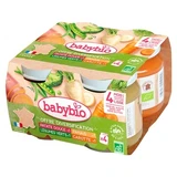 Babybio «Mis primeras verduras»: alimentos ecológicos para el destete de bebés a partir de los 4 meses — 4 tarros de 130 g cada uno