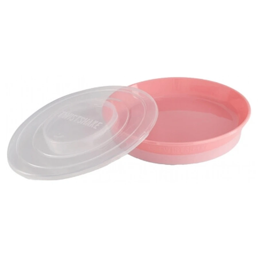 Twistshake Assiette Classique & Couvercle 6 Mois et +