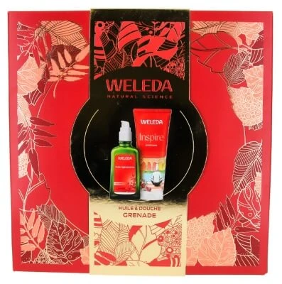 Weleda Pomegranate Regenerating Oil 100 ml + Inspire Pomegranate Sensory Awakening Shower Cream 200 ml