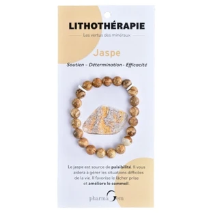 PharmaGem Kristalltherapie-Jaspis-Armband, 8 mm