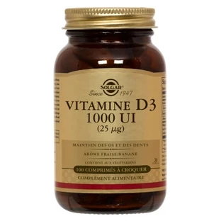 Solgar Vitamin D3 1000 IU (25 mcg) 100 Tablets