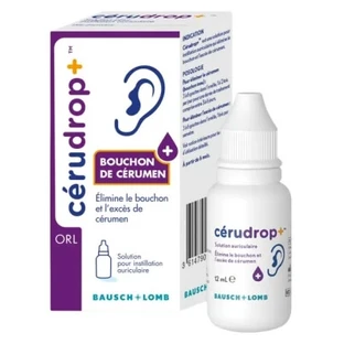Bausch + Lomb Cérudrop Earwax Remover 12 ml