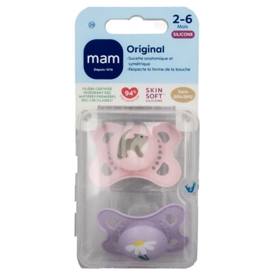 Chupetes MAM 2 Original Natural, de 2 a 6 meses