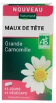 Naturland - Rimedio biologico contro il mal di testa, 45 capsule vegetariane