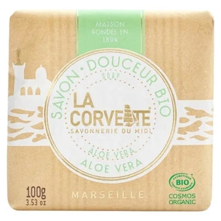 La Corvette Gentle Aloë Vera biologische zeep, 100 g
