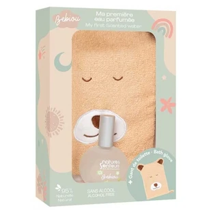 Loción para bebés sin alcohol de Nature & Senteurs, 50 ml + toallita con forma de osito