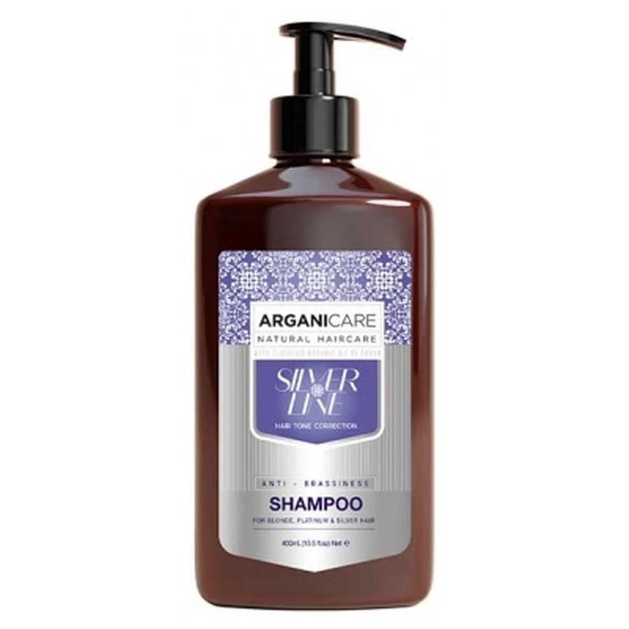 Arganicare Silver Line Paarse Shampoo 400 ml