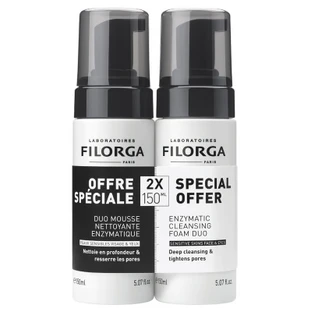 Espuma limpiadora enzimática Filorga SKIN-PREP, paquete de 2 (150 ml cada una)