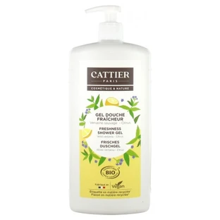 Gel de ducha orgánico de verbena silvestre y cítricos de Cattier, 1 L