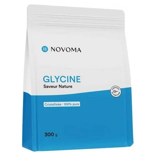 Novoma: glicina cristalizada 100 % pura, aroma natural, 300 g