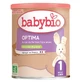 Babybio Optima 1 with Milk from French Farms, 0–6 Months, Organic, 400 g