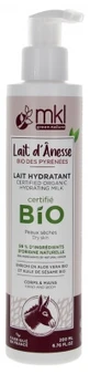 MKL Green Nature Lait d'Ânesse Bio du Gers Lait Hydratant Corps et Mains 200 ml