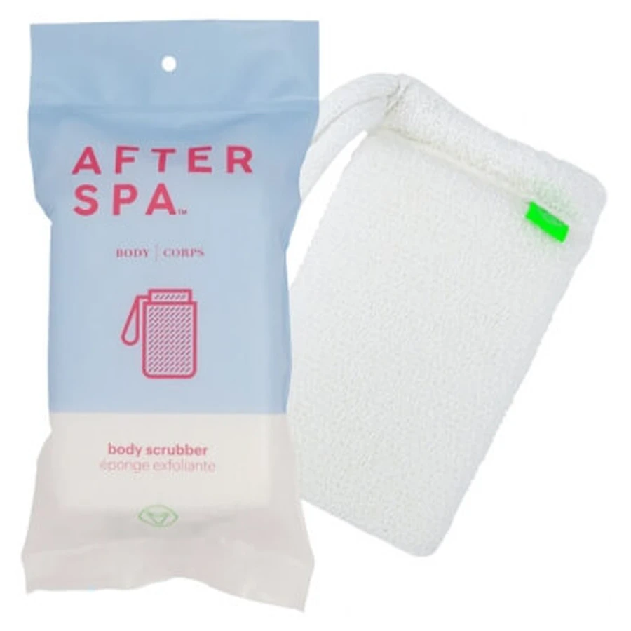 Afterspa Peeling-Schwamm aus strukturierter Baumwolle für den Körper