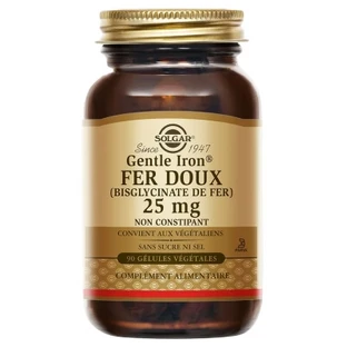 Solgar Gentle Iron 25 mg, 90 vegetarische capsules