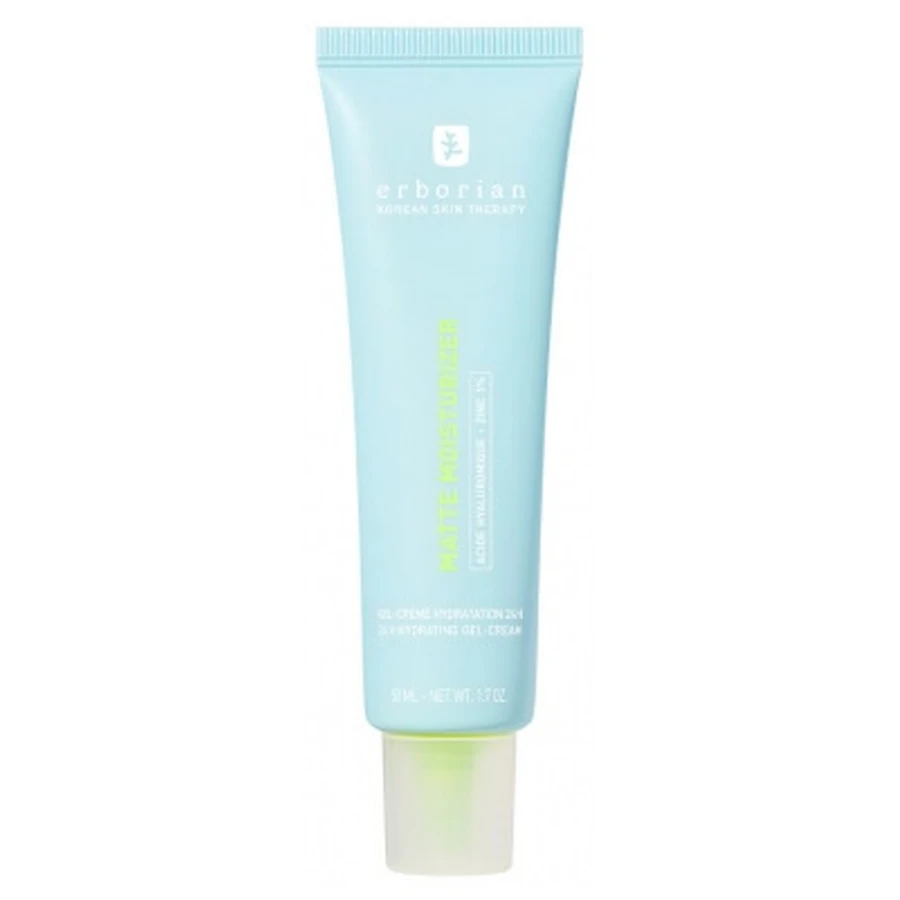 Erborian, crema hidratante mate en gel-crema, hidratación de 24 horas, 50 ml