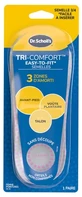 Scholl Tri-Comfort gemakkelijk aan te passen inlegzolen voor dames, 1 paar