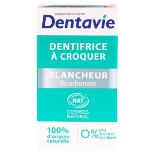 Dentavie kauwtabletten voor wittere tanden met zuiveringszout, 60 tabletten