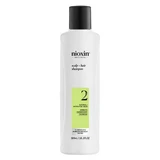 Nioxin System 2 Shampoo for Advanced Hair Loss, Natural Hair, 300 ml