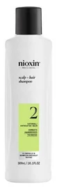 Nioxin System 2 Shampoo gegen fortgeschrittenen Haarausfall, für natürliches Haar, 300 ml