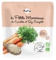 Popote Les Petits Morceaux Carottes et Riz Complet Dès 8/10 Mois Bio 190 g