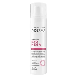 A-DERMA Exomega Control, crema-gel facial calmante, 40 ml