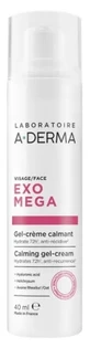 A-DERMA Exomega Control, crema-gel facial calmante, 40 ml