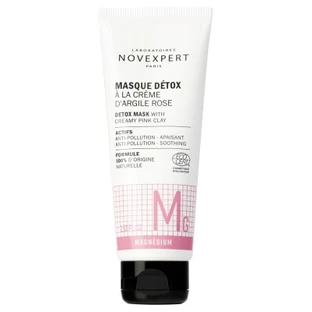 Novexpert Magnesium Detox Mask with Organic Pink Clay Cream, 75 ml