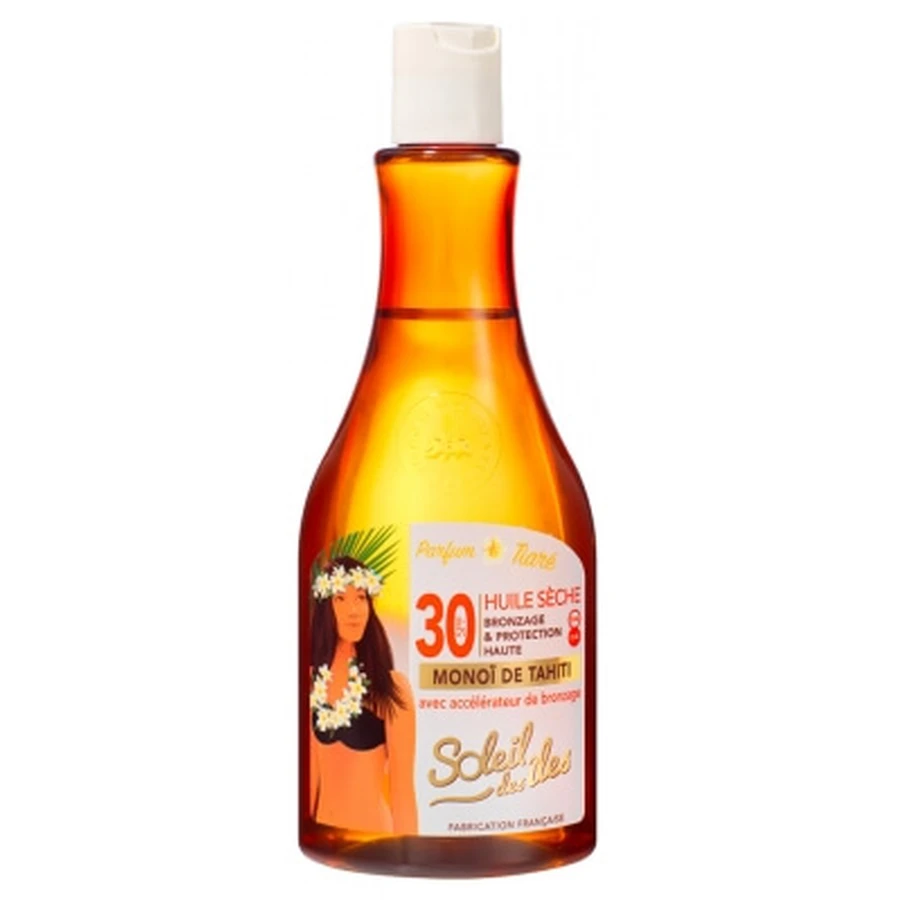 Soleil des îles Huile Sèche Bronzage et Protection SPF30 150 ml