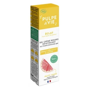 Pulpe de Vie Éclat Gel Crème Regard Défatiguant au Pamplemousse Bio 15 ml