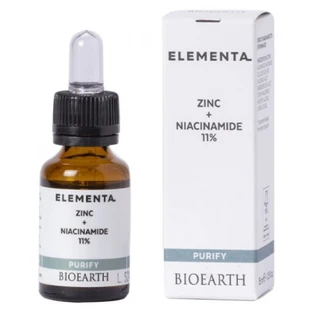 Bioearth Elementa Purify Solution Zinc + Niacinamide 11% 15 ml