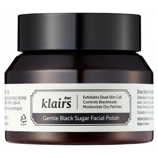 Exfoliante facial suave con azúcar negro de Klairs, 110 g