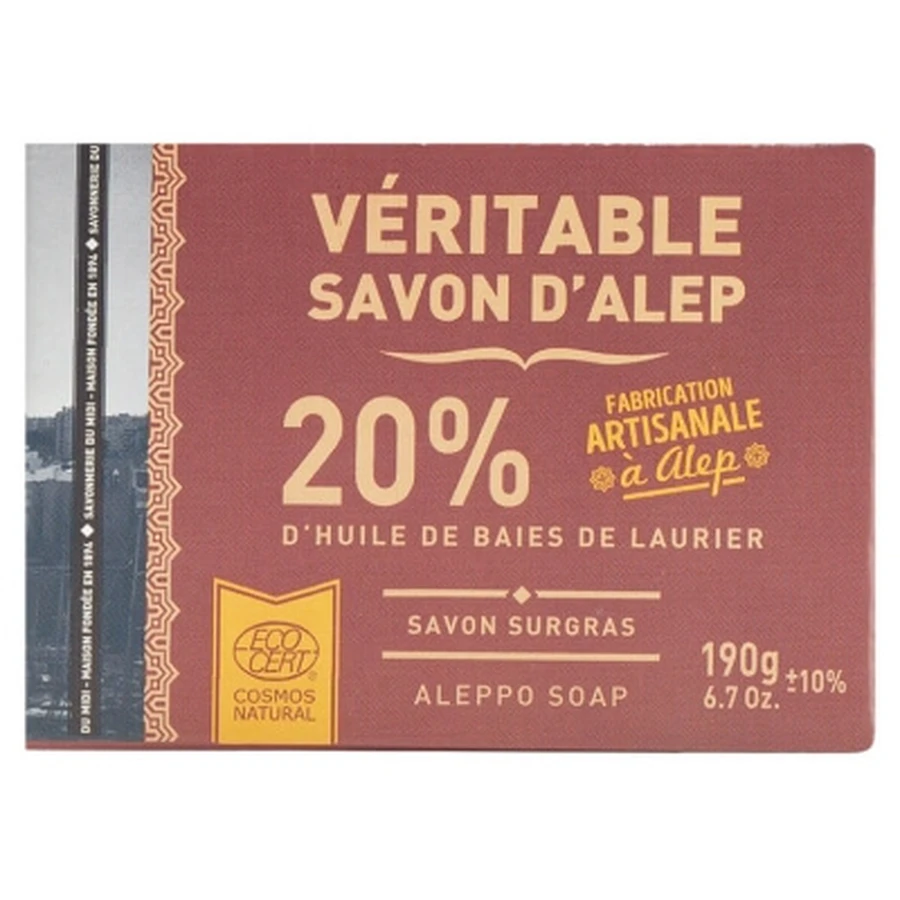 La Corvette Authentic Organic Aleppo Soap 190 g