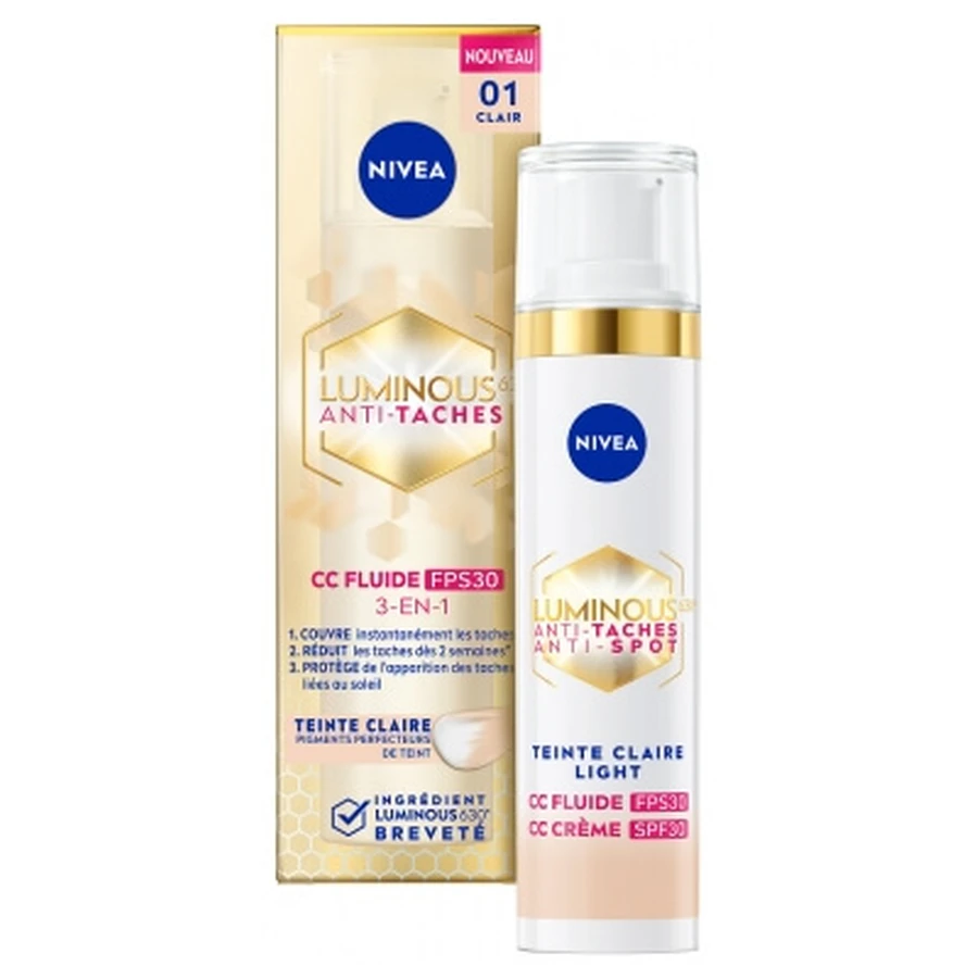 Nivea Cellular Luminous630 Anti-Dark Spot 3-in-1 CC-fluid SPF 30, 40 ml