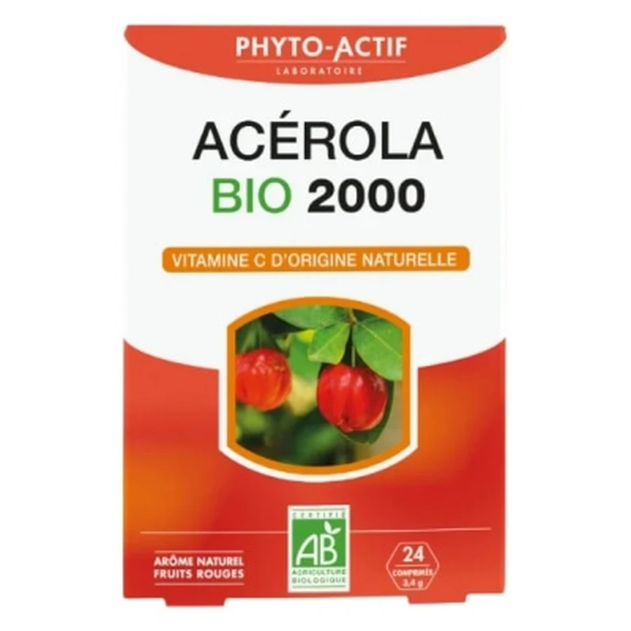 Phyto-Actif Acerola 2000 Bio, 24 Tabletten