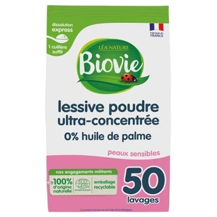 Biovie Detergent de rufe sub formă de pulbere ultra-concentrat pentru pielea sensibilă, 500 g
