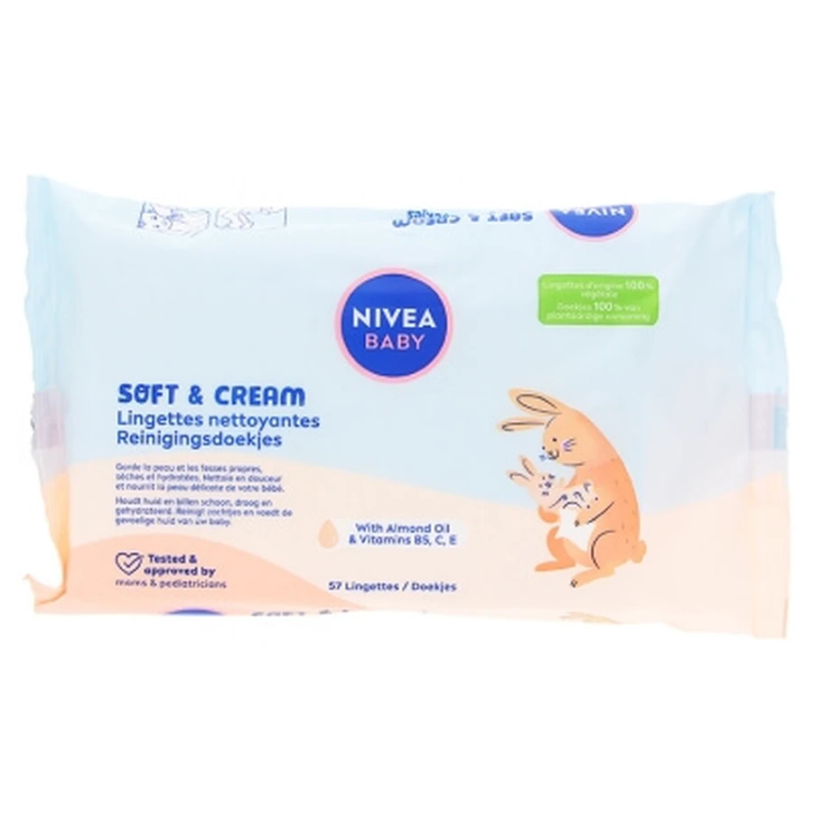 Nivea Baby Soft & Cream 57 reinigingsdoekjes