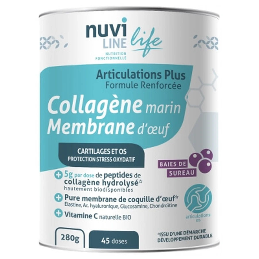 Nuviline Life Collagène Marin Membrane d'Oeuf 280 g