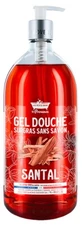 Les Petits Bains de Provence douchegel met sandelhout 1 L