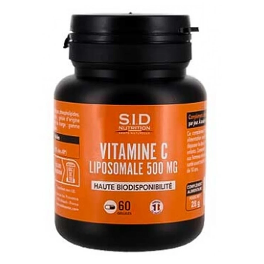 S.I.D Nutrition Vitamine C Liposomale 500 mg 60 Gélules