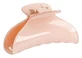 Bachca Opaline Pink – Krokodil-Haarspange mit Zuckerguss-Finish, groß