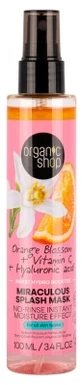 Organic Shop Splash Erfrischende Gesichtsmaske mit Orangenblüten 100 ml