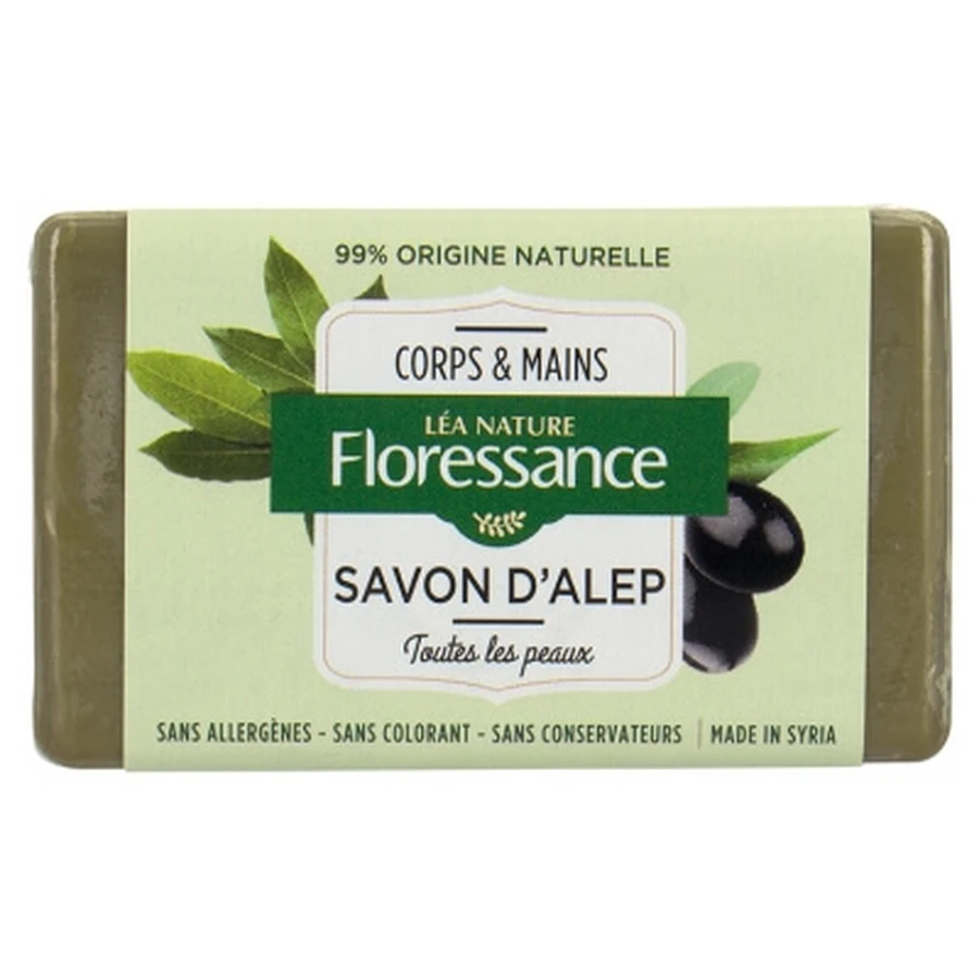 Jabón de Alepo Floressance para cuerpo y manos, 100 g