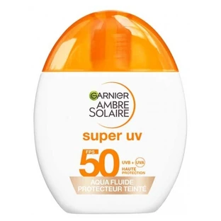 Garnier Ambre Solaire Super UV Aqua, crema solar con color SPF 50, 40 ml