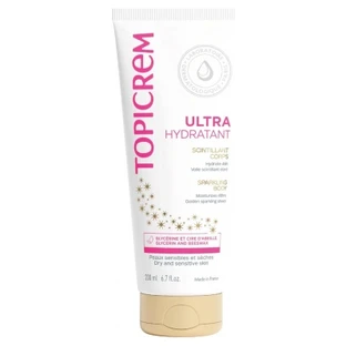 Topicrem Ultra-feuchtigkeitsspendende, schimmernde Körperlotion 200 ml