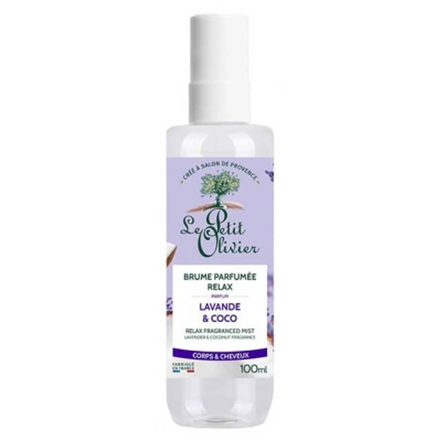 Bruma perfumada Le Petit Olivier: Relax Lavanda y Coco, 100 ml
