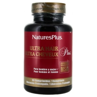 Natures Plus Ultra Hair Plus met langdurige afgifte, 60 tabletten