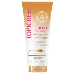 Topicrem Ultra-feuchtigkeitsspendendes, progressives Selbstbräunungsgel 200 ml