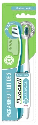 Fluocaril 2 Precision Interdental Toothbrushes, Medium