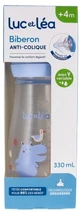 Luc et Léa Ergosense Biberon Anti-Colique 330 ml Débit Variable 4 Mois et +