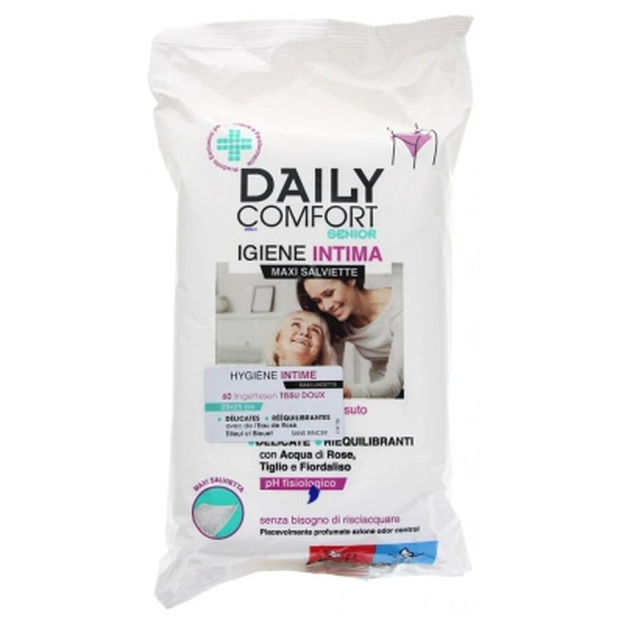 BioGenya Daily Comfort Senior intieme hygiëne-doekjes, 60 doekjes